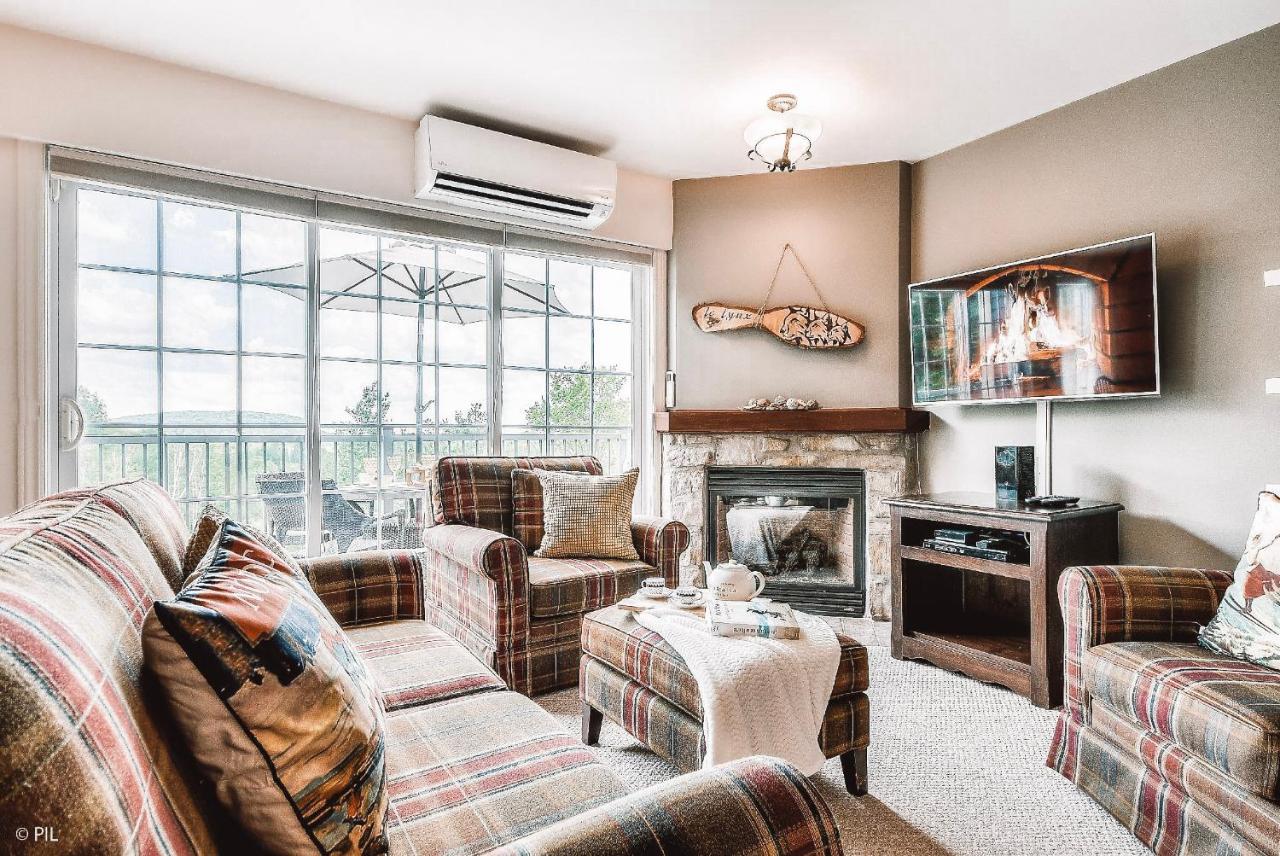 Mont-Blanc Ski Inout Condo W Pool Beach Access Saint-Faustin ภายนอก รูปภาพ